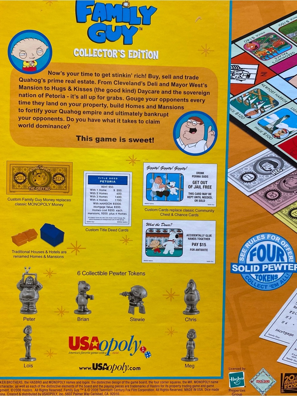 Monopoly Collector's Edition Board Game - Monopoly Logo - Picture 4 of 16